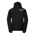 Black-Green Flash - Front - Dare 2B Mens Eagle II Ski Jacket