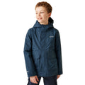 Moonlight Denim - Side - Regatta Childrens-Kids Ezdale Waterproof Jacket