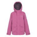 Violet - Front - Regatta Childrens-Kids Ezdale Waterproof Jacket