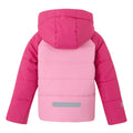 Sweet Pink - Back - Regatta Childrens-Kids Luna The Unicorn Quilted Jacket