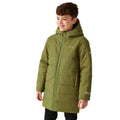 Nephrite Green-Black - Side - Regatta Childrens-Kids Lakiver Quilted Jacket