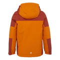 Fox-Red Ochre - Back - Regatta Childrens-Kids Beamz IV Waterproof Jacket