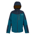 Moroccan Blue-Navy - Front - Regatta Mens Wentwood IX 3 in 1 Jacket