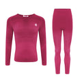 Berry Pink - Front - Dare 2B Childrens-Kids Base Layer Set