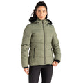 Olivine Green - Lifestyle - Dare 2B Womens-Ladies Glamorize V Ski Jacket