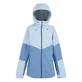 Clear Sky-Coronet Blue - Front - Regatta Womens-Ladies Wentwood IX 3 in 1 Waterproof Jacket