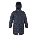 Navy - Front - Regatta Childrens-Kids Cambrie Quilted Jacket