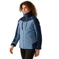 Coronet Blue-Navy - Side - Regatta Womens-Ladies Calderdale II Winter Waterproof Jacket