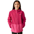 Deep Pink-Hot Pink - Side - Regatta Childrens-Kids Highton V Padded Jacket