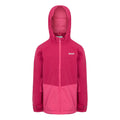 Deep Pink-Hot Pink - Front - Regatta Childrens-Kids Highton V Padded Jacket