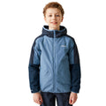 Coronet Blue-Navy - Side - Regatta Childrens-Kids Volcanics VIII Terrain Print Reflective Jacket