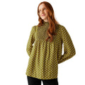 Olive - Side - Regatta Womens-Ladies Orla Kiely Clover Winter Blouse