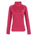 Deep Pink - Front - Regatta Womens-Ladies Yonder II Half Zip Fleece Top