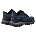 Navy-Dark Steel - Back - Regatta Mens Holcombe 3 Low Walking Boots