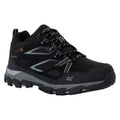 Black-Granite - Front - Regatta Mens Holcombe 3 Low Walking Boots