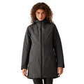 Ash-Black - Pack Shot - Regatta Womens-Ladies Denbury V 3 in 1 Waterproof Jacket