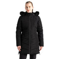 Hydrangea Pink - Side - Dare 2B Womens-Ladies Striking IIII Mid Length Padded Jacket