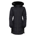 Black - Back - Dare 2B Womens-Ladies Striking IIII Mid Length Padded Jacket