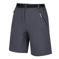 Seal Grey - Side - Regatta Womens-Ladies Xert III Stretch Shorts