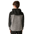 Mineral Grey-Black - Lifestyle - Regatta Childrens-Kids Dissolver IX Marl Full Zip Fleece Jacket