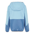 Clear Sky-Coronet Blue - Back - Regatta Childrens-Kids Dissolver IX Marl Full Zip Fleece Jacket