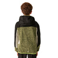 Nephrite Green-Black - Lifestyle - Regatta Childrens-Kids Dissolver IX Marl Full Zip Fleece Jacket