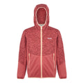 Red Sky-Mineral Red - Front - Regatta Childrens-Kids Dissolver IX Marl Full Zip Fleece Jacket