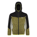 Nephrite Green-Black - Front - Regatta Childrens-Kids Dissolver IX Marl Full Zip Fleece Jacket