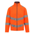 Orange - Front - Regatta Unisex Adult Pro Contract Thor High-Vis Fleece Jacket