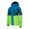 Kingfisher Blue-Kingfisher Blue - Side - Dare 2B Childrens-Kids Humour III Camo Ski Jacket