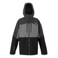 Granite Grey-Ash-Black - Front - Regatta Mens Maland II Waterproof Jacket