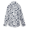 Navy-White - Back - Regatta Womens-Ladies Bayletta II Floral Waterproof Jacket