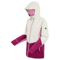 Light Vanilla-Beaujolais-Lilas - Side - Regatta Womens-Ladies Raddick III Waterproof Jacket