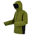 Nephrite Green-Black - Side - Regatta Mens Birchdale II Waterproof Jacket