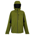 Nephrite Green-Black - Front - Regatta Mens Birchdale II Waterproof Jacket