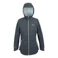 Seal Grey-Oyster Mushroom - Front - Regatta Womens-Ladies Hamara IV Waterproof Jacket