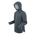 Seal Grey-Oyster Mushroom - Side - Regatta Womens-Ladies Hamara IV Waterproof Jacket