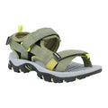 Nephrite Green-Wild Lime - Front - Regatta Childrens-Kids Blaze Sandals