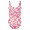 Lilac-Cream - Back - Regatta Girls Orla Kiely Jasmine Flower One Piece Swimsuit