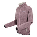 Lilas-Light Vanilla - Side - Regatta Womens-Ladies Newhill II Full Zip Fleece Jacket