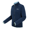 Navy-Icy Morn - Side - Regatta Womens-Ladies Newhill II Full Zip Fleece Jacket