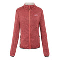 Peach Bloom-Light Vanilla - Front - Regatta Womens-Ladies Newhill II Full Zip Fleece Jacket