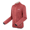 Peach Bloom-Light Vanilla - Side - Regatta Womens-Ladies Newhill II Full Zip Fleece Jacket