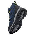 Navy-Lime Punch - Pack Shot - Regatta Childrens-Kids Holcombe III Walking Boots