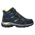 Navy-Lime Punch - Lifestyle - Regatta Childrens-Kids Holcombe III Walking Boots