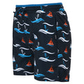 Navy - Side - Regatta Boys Skander III Boat Swim Shorts