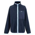 Navy-Chambray Blue - Front - Regatta Womens-Ladies Lilana Full Zip Fleece Jacket