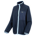 Navy-Chambray Blue - Side - Regatta Womens-Ladies Lilana Full Zip Fleece Jacket