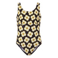 Black - Front - Regatta Girls Orla Kiely Spinning Flower One Piece Swimsuit