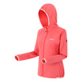 Peach Bloom - Side - Regatta Womens-Ladies Huntdale Fleece Jacket